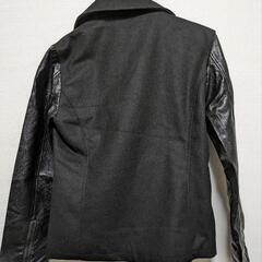 【美品】Beno フェイクレザー 長袖 ダブルライダースジャケット サイズM  メンズの画像