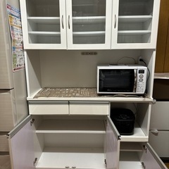 『取引中』 食器棚 白（ホワイト）