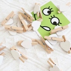ウェディングの時に使ったハートクリップの画像