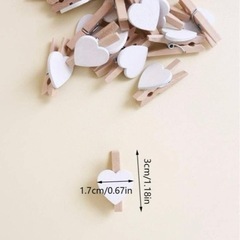 ウェディングの時に使ったハートクリップの画像