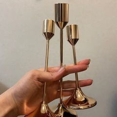 【ウェディング使用】電気キャンドル8本、スタンドセット6本
