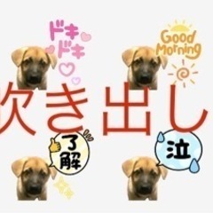 ペットのLINEスタンプ作成します
