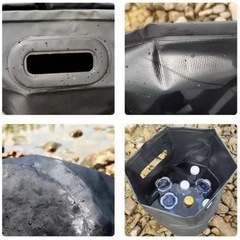 【新品】折り畳みバケツ　15Lの画像