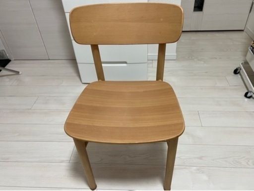 無印良品　ラウンドチェア・オーク材