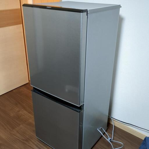【値下げ中】【美品】【新品に近い】冷蔵庫　AQUA　一人暮らし　ノンフロン冷凍冷蔵庫　126L AQR-J13M(S) 使用歴1年未満