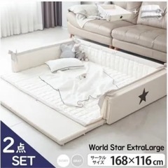 ベビーサークルマットクッション＆キルティングマット　GGUMBI GGUMBI（グンビ） ベビーサークル キルティングパッド セット クリーン