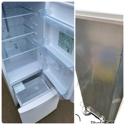 2019年製❄️ パナソニック 冷蔵庫 2ドア 168L マットバニラホワイト NR-B17CW-W(1231k)