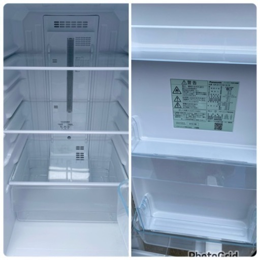 2019年製❄️ パナソニック 冷蔵庫 2ドア 168L マットバニラホワイト NR-B17CW-W(1231k)