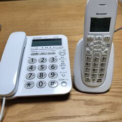 シャープ　デジタルコードレス電話機　JD-32CL