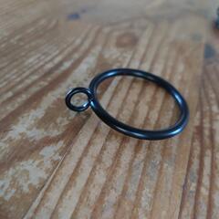 カーテンリング   アイアン  未使用の画像