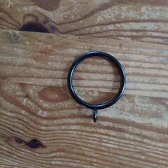 カーテンリング   アイアン  未使用の画像