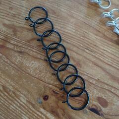 カーテンリング   アイアン  未使用の画像