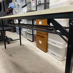 リサイクルショップどりーむ天保山店　No.10992　会議用長机♪　脚が長いタイプです♪在庫多数あり！の画像