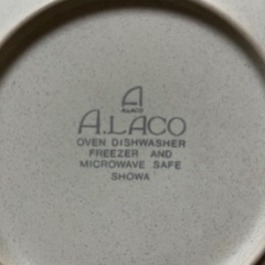  耐熱皿　A.LACO  SHOWA  丸皿　4枚の画像