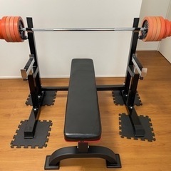ベンチプレス、ウエイト一式