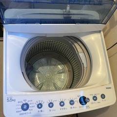 ハイアール5.5kg/2019年製JW-C55FK 縦型自動洗濯機 Haier