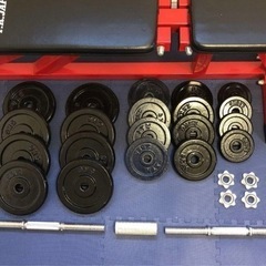 トレーニングベンチ　ベンチプレス　ダンベル　セットの画像