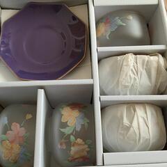 冷茶グラス 5客 & 茶托5枚の画像
