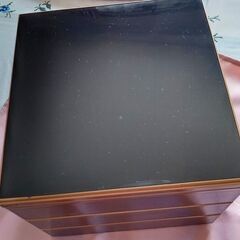 ⑤3段重箱金縁黒地・内朱・シンプル～お弁当やお料理などの盛り込みにの画像