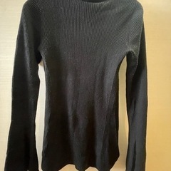 UNIQLO×マメクロゴウチ　リブハイネックセーター