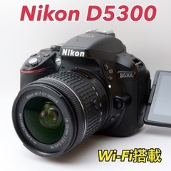 ★Nikon D5300★最新レンズ●Wi-Fi搭載●初心者向け  1ヶ月動作補償あり！ 安心のゆうパック代引き発送！ 送料、代引き手数料無料！