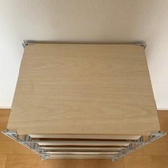 無印良品　スチールユニットシェルフ帆布バスケットセットの画像