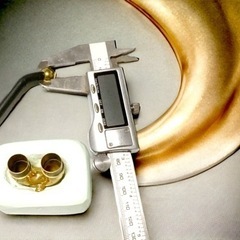 【MADE BY　Seiji,Matsukuma】貫通ドライバ螺子式ヘッド交換可能品3900JPY【FOR TRUMPET 2ND PIPE JIG】TYPE VL-150 VESSEL IRON DRIVER & MY PATENT MAGIC repair BOX.の画像