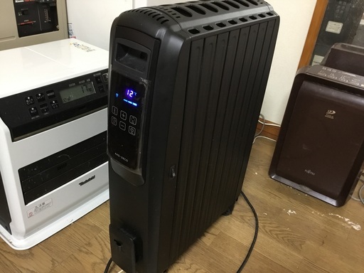 函館発　オイルヒーター　モダンデコ製　リモコン付き