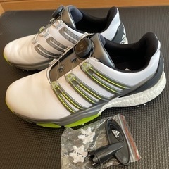 【美品】adidas golf boa アディダス　ゴルフシュー...