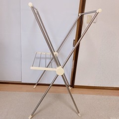 物干し竿  ニトリ  X型 収納  折りたたみの画像