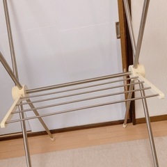 物干し竿  ニトリ  X型 収納  折りたたみの画像