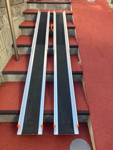 Ruedamann 伸縮式　アルミスロープ　介護用　車椅子用