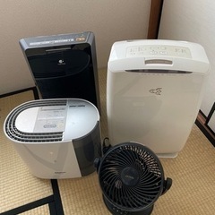 ★家電セット★空気清浄機2台・加湿器・サーキュレーター