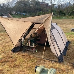 【値下げしました】Ujack SOLUS ユージャック ソルス サンドカラー1st テントの画像
