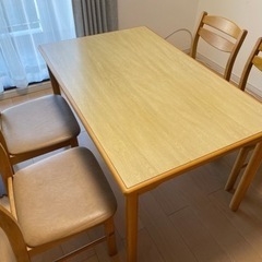 カリモク　ダイニングセットの画像