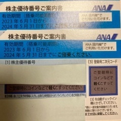 ANA 株主優待券　2枚