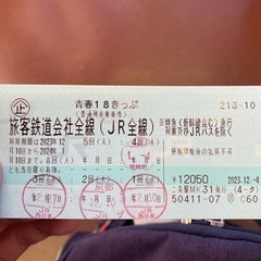 青春18きっぷ　１回分