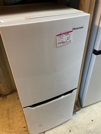 Hisense　冷凍冷蔵庫　130L　2018年製　HR-D1302