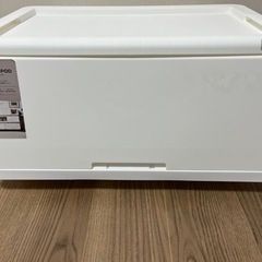 収納ケース　ロッキンポッド Lホワイトの画像
