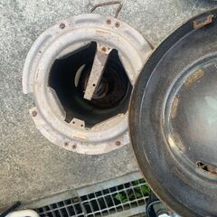 管K-41【愛知県一宮市から】【平日もお渡しできます！】ストーブ Aladdin Industries アラジン石油ストーブ アンティーク 年代物  Made in Englandモデル 英国製 タンク容量3.6L 燃費0.28L/h スタンダート ブルーフレームヒーター No.320050の画像