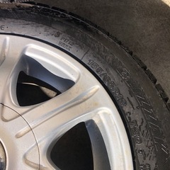 冬タイヤ 155/65R13 軽自動車用アルミ付きバリ山スタッド...