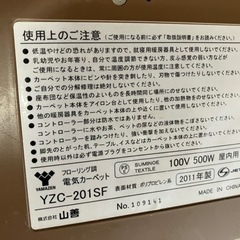 （決まりました）ホットカーペット　500円の画像