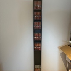 本棚　ブラウンの画像