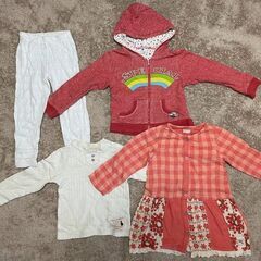110　女の子用　ブランド子供服２４着　ａｎｙＦＡＭ　コムサ　ＨＵＳＨＵＳＨ　ｍｏｕｊｏｎｊｏｎ　Ｙｏｕｐｉ！　１１０サイズの画像