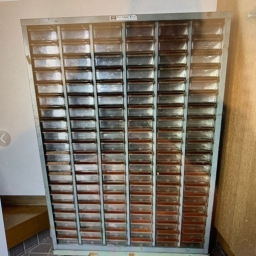 昭和レトロ スチール 事務 引出し 20段６列 20段 120引出し 書類ケース 文房具入れ 家具 ネジ 入れ 道具入れ