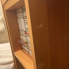 木製　スライド式棚の画像