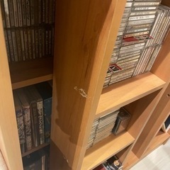 木製　スライド式棚の画像