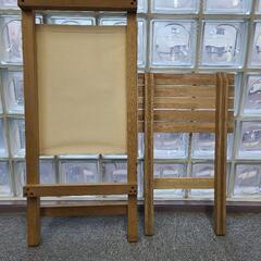 アウトドア　木製チェアセットの画像