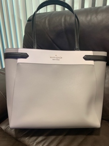 ケイトスペード　BIGトートバッグ　グレー系