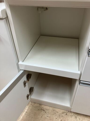 【お値下げしました!!】松田家具 ２面レンジボード キッチンボード No.550● ※現金、クレジット、ぺイペイ、スマホ決済対応※